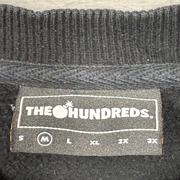 The Hundreds x Minority Rules Colab Crewneck Sweatshirt Size Med Black  Mosh Pit - Picture 3 of 11